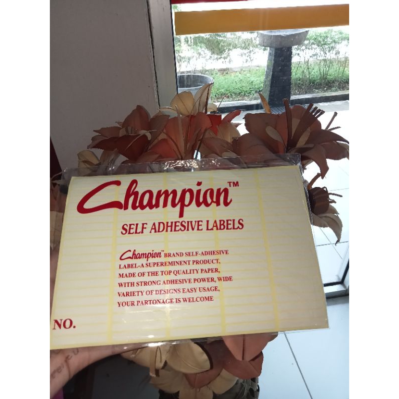 

Label nama 1 pack