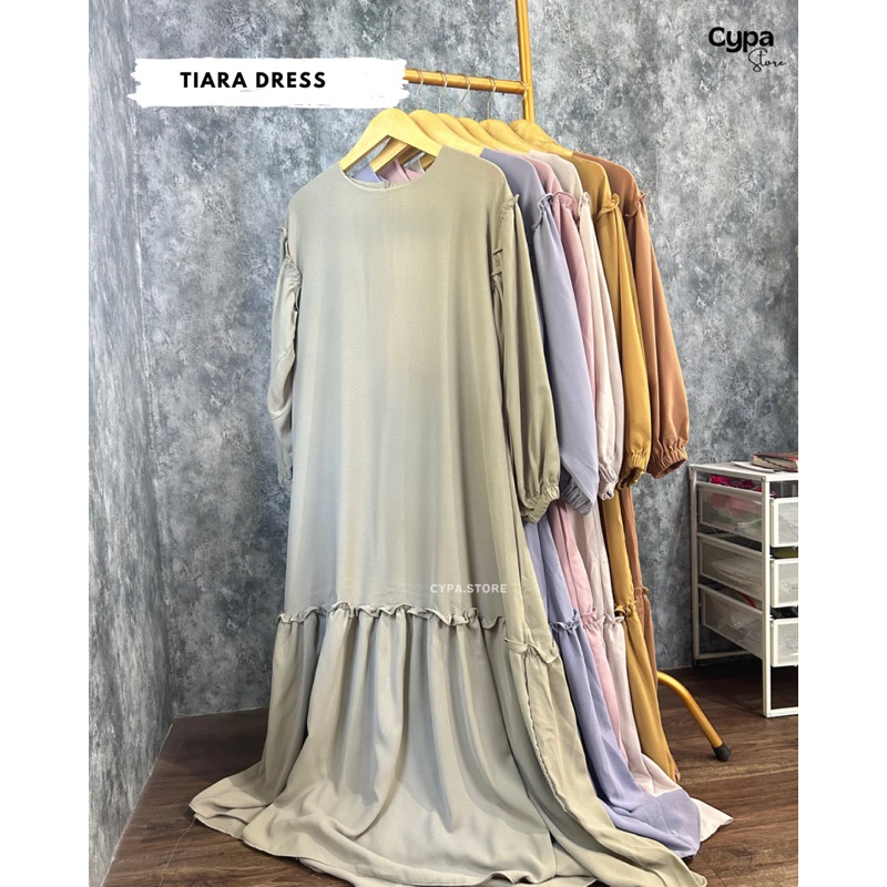 Tiara dress - gamis polos