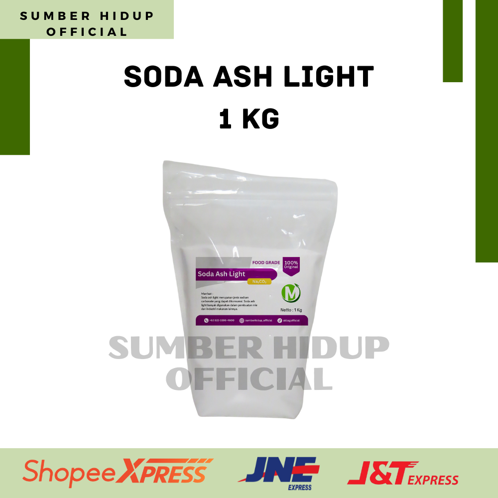 

SODA ASH LIGHT - SODA ABU FOODGRADE KEMASAN 1 KG