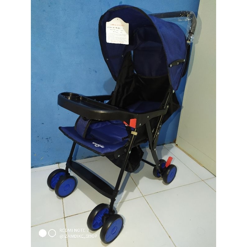 STROLLER BAYI 3 FUNGSI : DUDUK, REBAH, TIDUR / STROLLER BABY SPACEBABY SB 1801 BY PACIFIC KERETA DOR