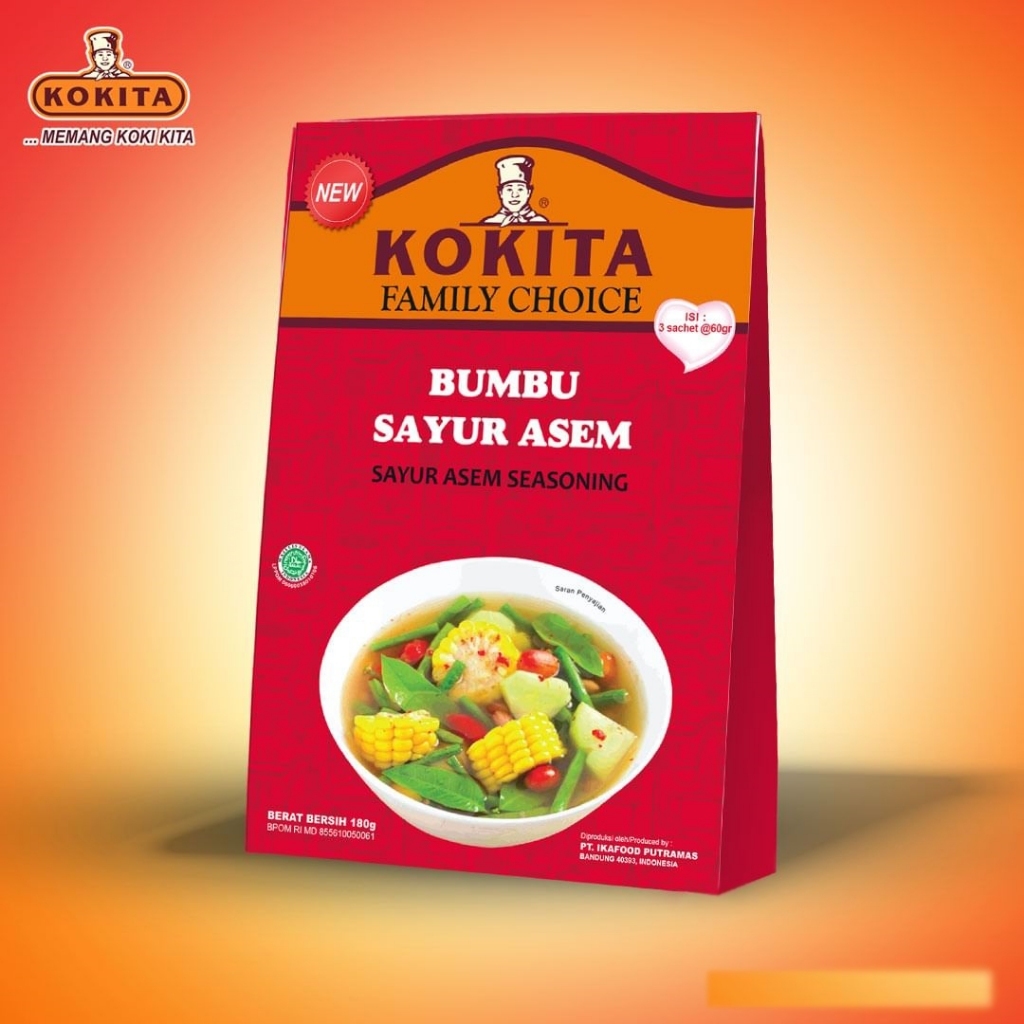 

Kokita Bumbu Sayur Asem Family Choice 180gr (Isi 3 sachet @60g)
