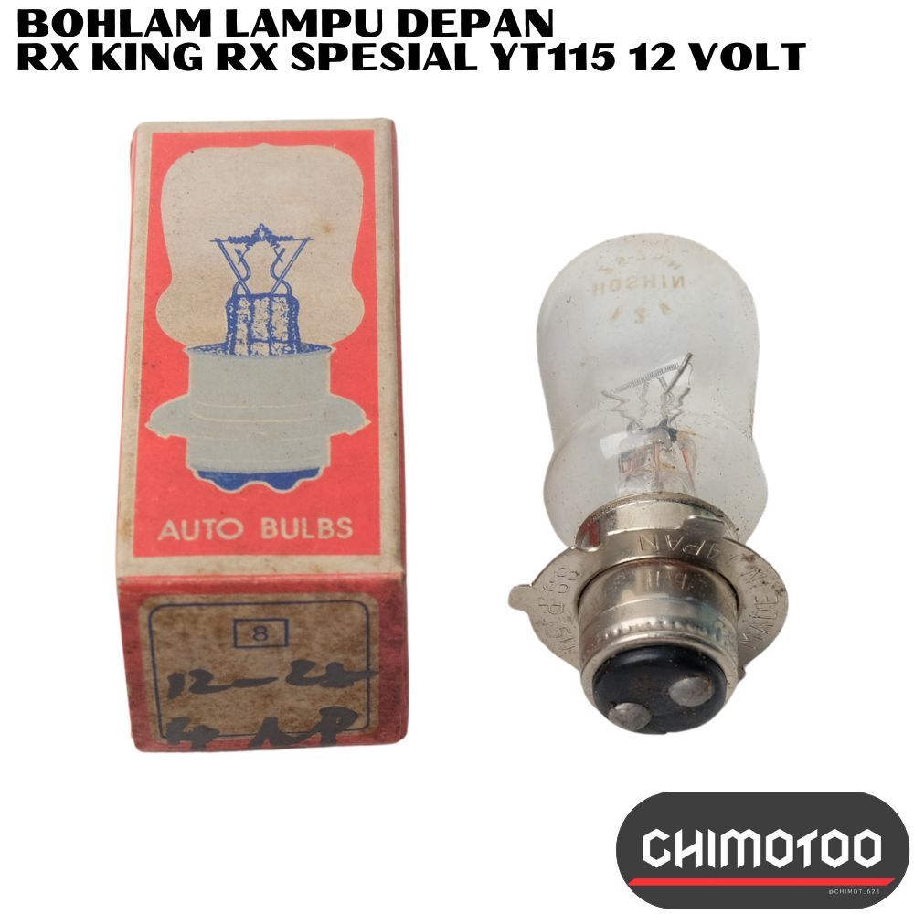 Bohlam Lampu Depan Yamaha Rx King Rx Special Yt115 12 Volt