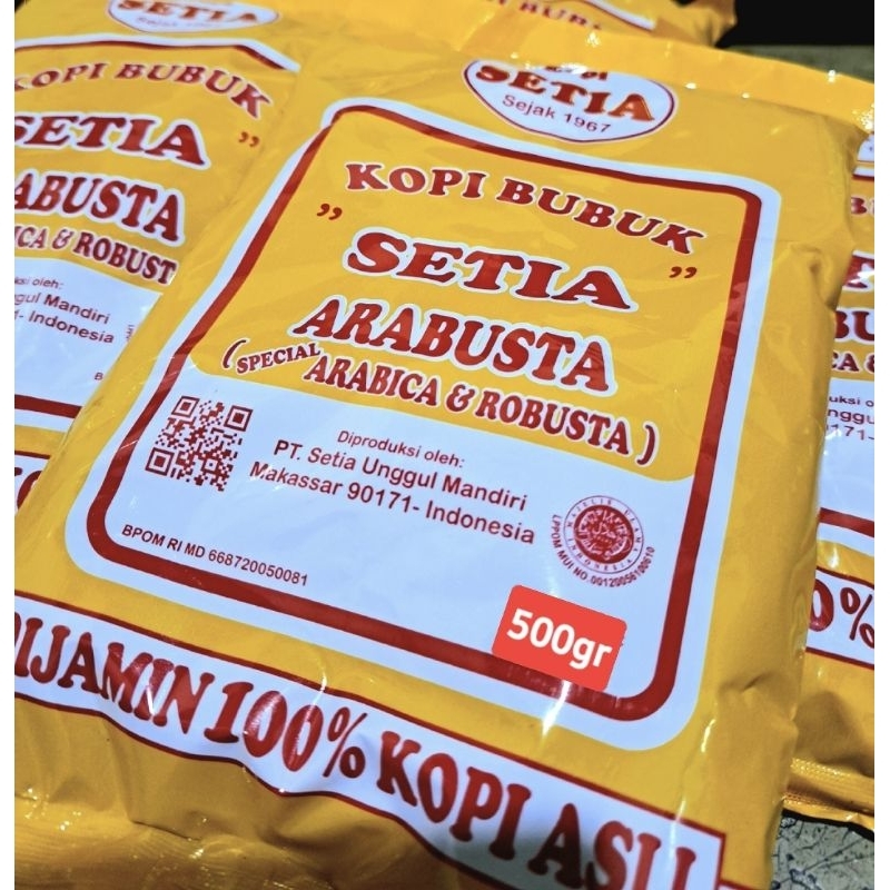 

Kopi Setia Spesial (Arabica + Robusta) 500gr