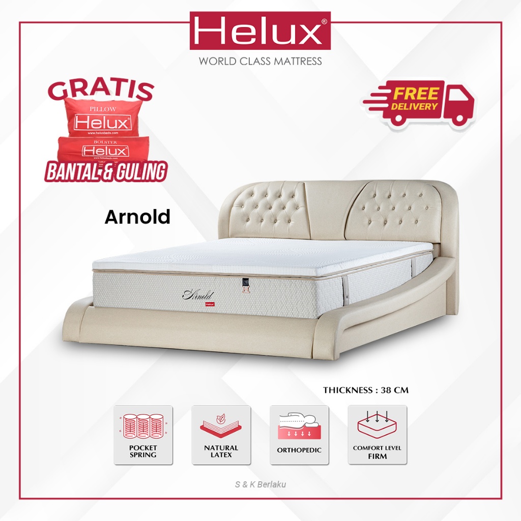 Springbed Latex Arnold by Helux Beds - FULLSET