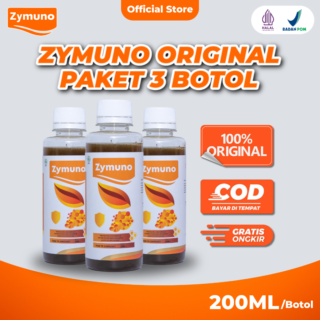 Zymuno Madu Herbal Asli Original Paket 3 Botol