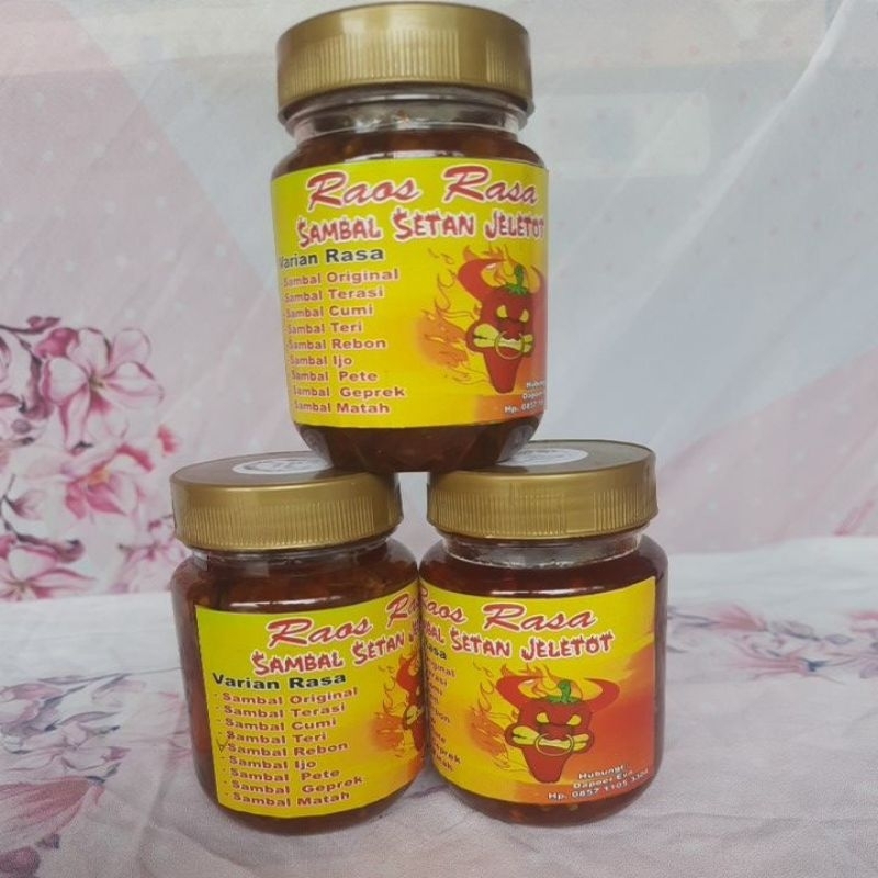 

sambal nyirawit jletot rasa terasi