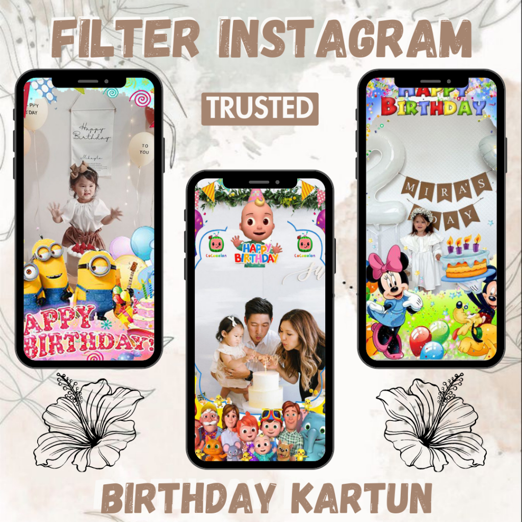 FILTER INSTAGRAM BIRTHDAY/ULANG TAHUN - JASA BUAT FILTER
