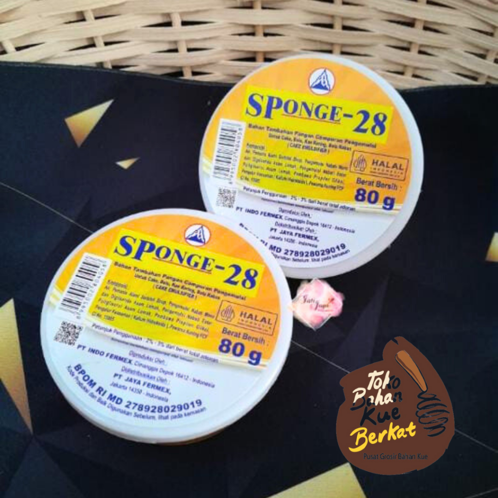 

SP-SPONGE 28 KEMASAN CUP 80 GR (PCS)