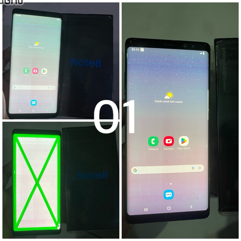 Samsung note 8 SEIN minus LCD