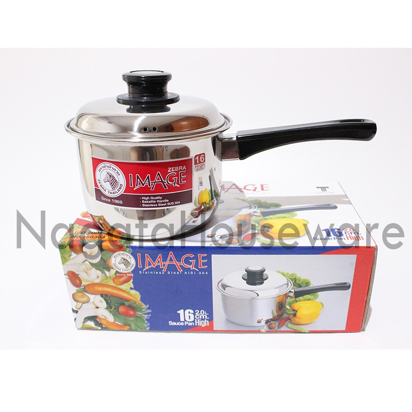 Panci Susu Stainless / Panci Saus / Panci Masak Stenlis / Panci Zebra Stenles / Panci Sup Sop Kuah /