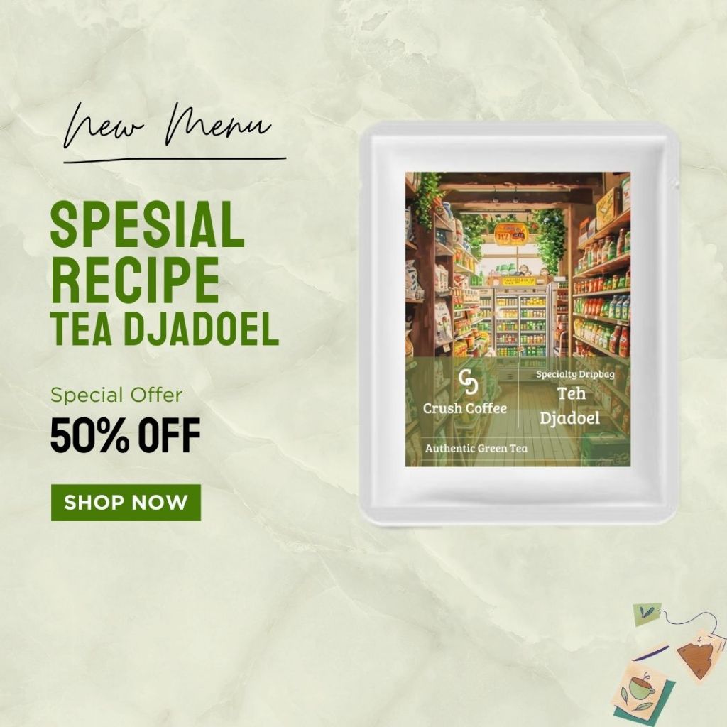 

Teh Djadoel Sachet Teh Hijau Premium Instan Original Dripbag
