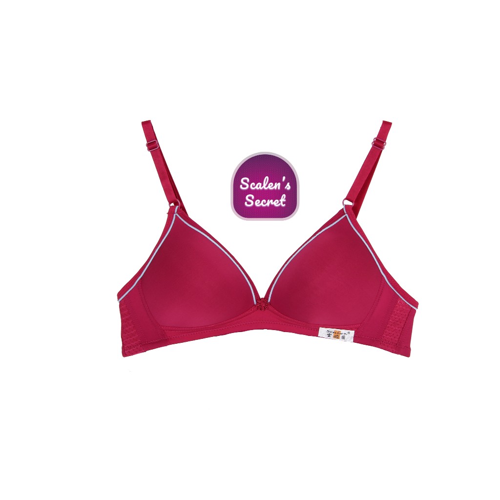 Bra Tanpa Kawat SCALEN 8833 Busa Standar  | Size 32A - 40A