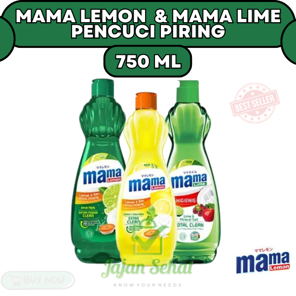 Mama Lemon Mama Lime Pencuci Piring Botol 750ml