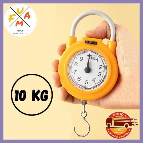 Timbangan Gantung Manual 10KG Hanging Scale Timbangan Travel Koper