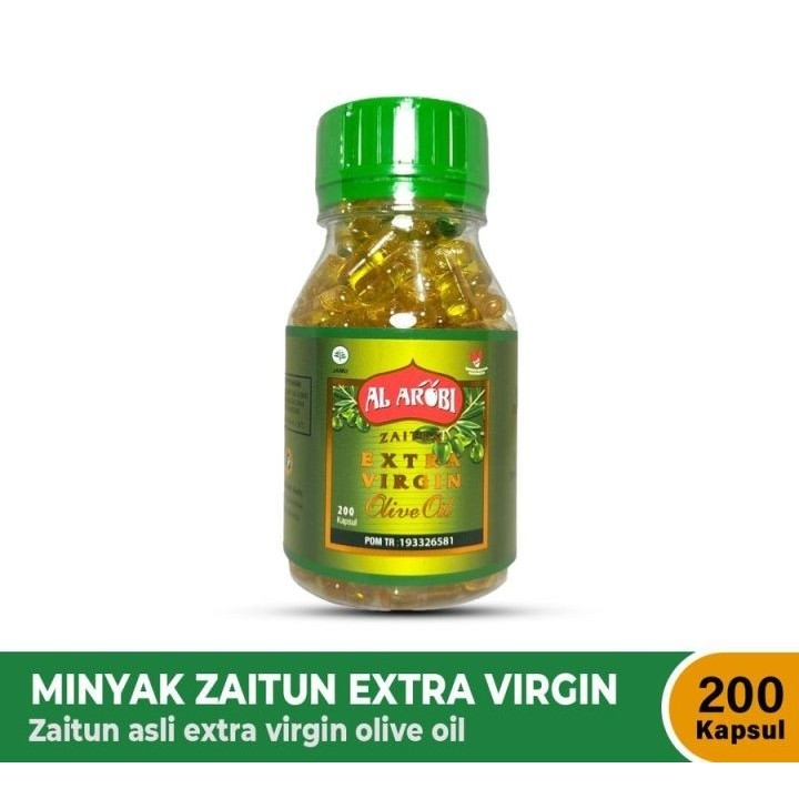 Minyak Zaitun Extra Virgin Kapsul Minyak Zaitun Al Arobi Obat Herbal Diabetes Kolesterol ASLI