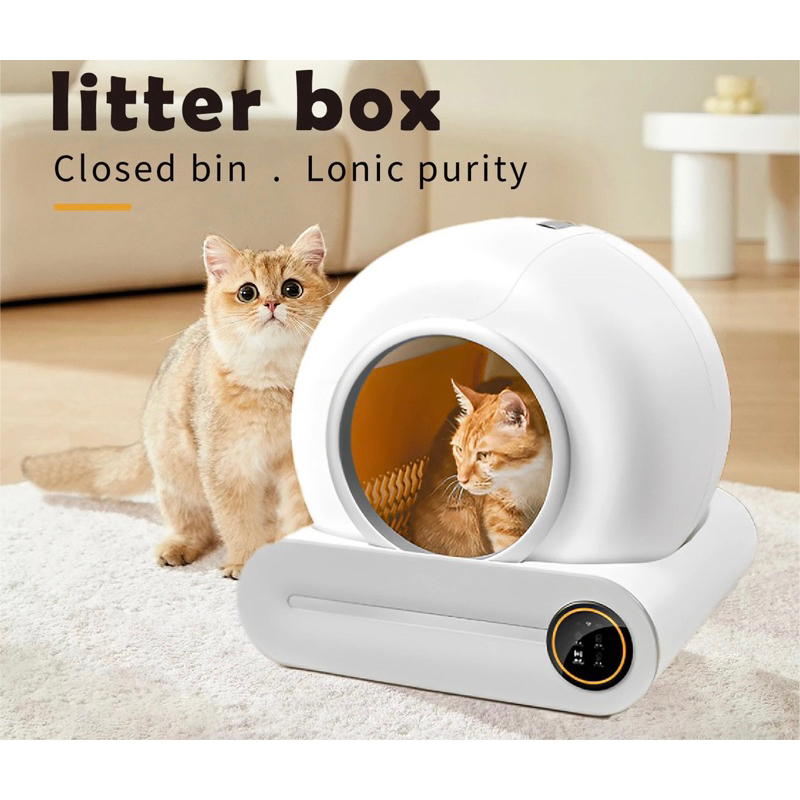 READY STOK litter box automatic | Litter box otomatis |cat toilet otomatis | litterbox otomomatis