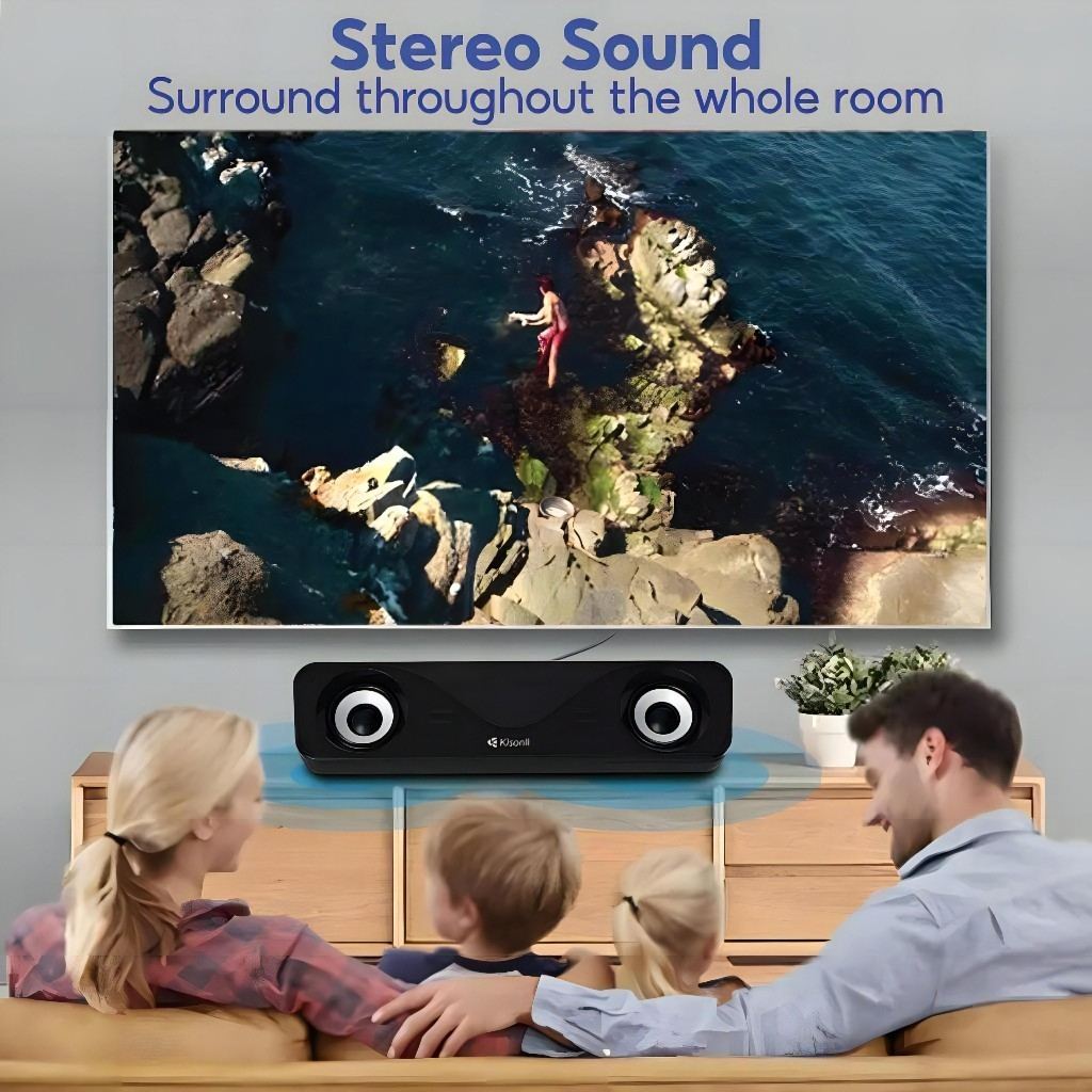 Kisonli Speaker Laptop / Komputer Soundbar I-610-7