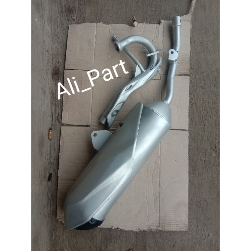 Knalpot Standar Kawasaki KLX 150 BF Asli copotan