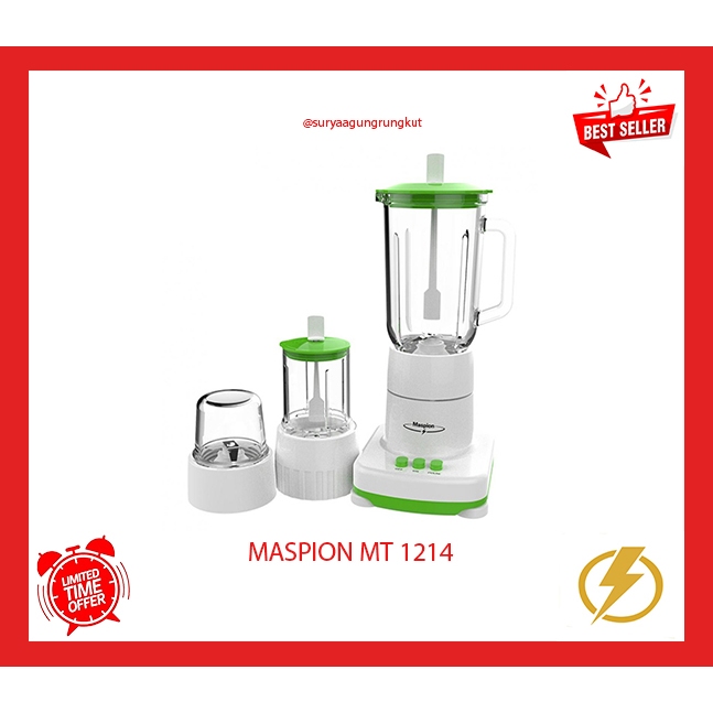 BLENDER MASPION 3 In 1 (GELAS) MT - 1214