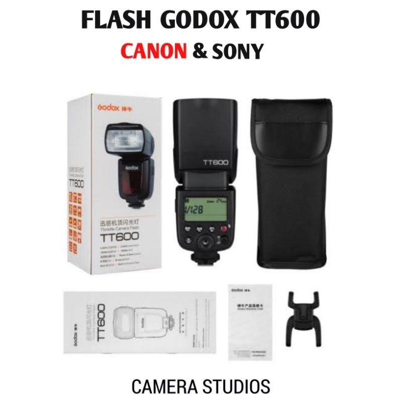 FLASH GODOX TT600 FOR SONY CANON NIKON FUJIFILM NEW
