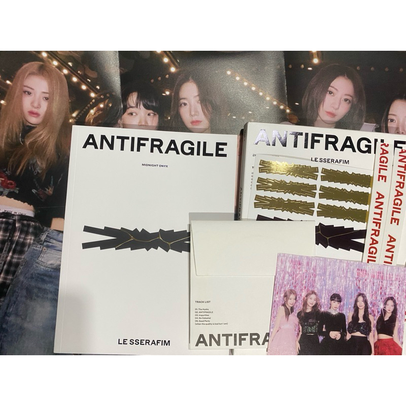 Le sserafim antifragile album midnight onyx ver chaewon sakura yunjin kazuha eunchae