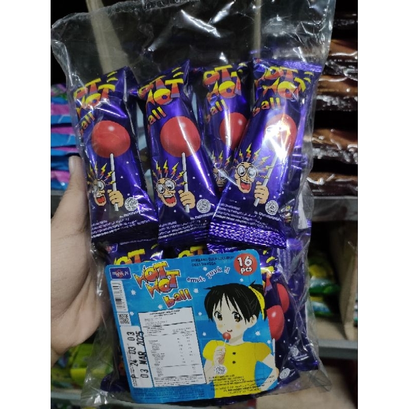 

Permen Hot Hot Ball 1 pak isi 12pcs
