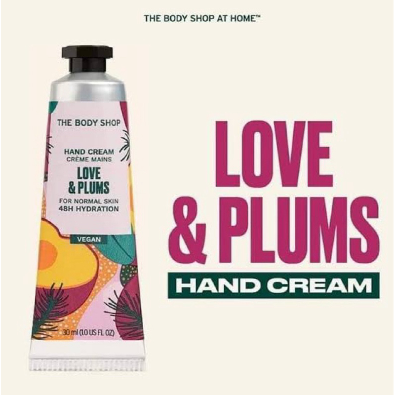 The Body Shop LOVE & PLUMS Hand Cream 30ml Hand Lotion