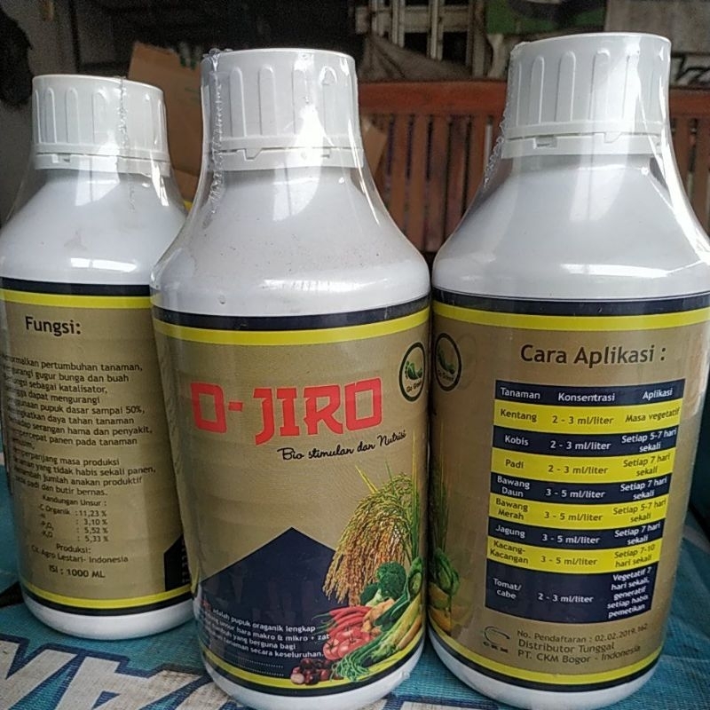 Ojiro Bio stimulan dan Nutrisi 1 L