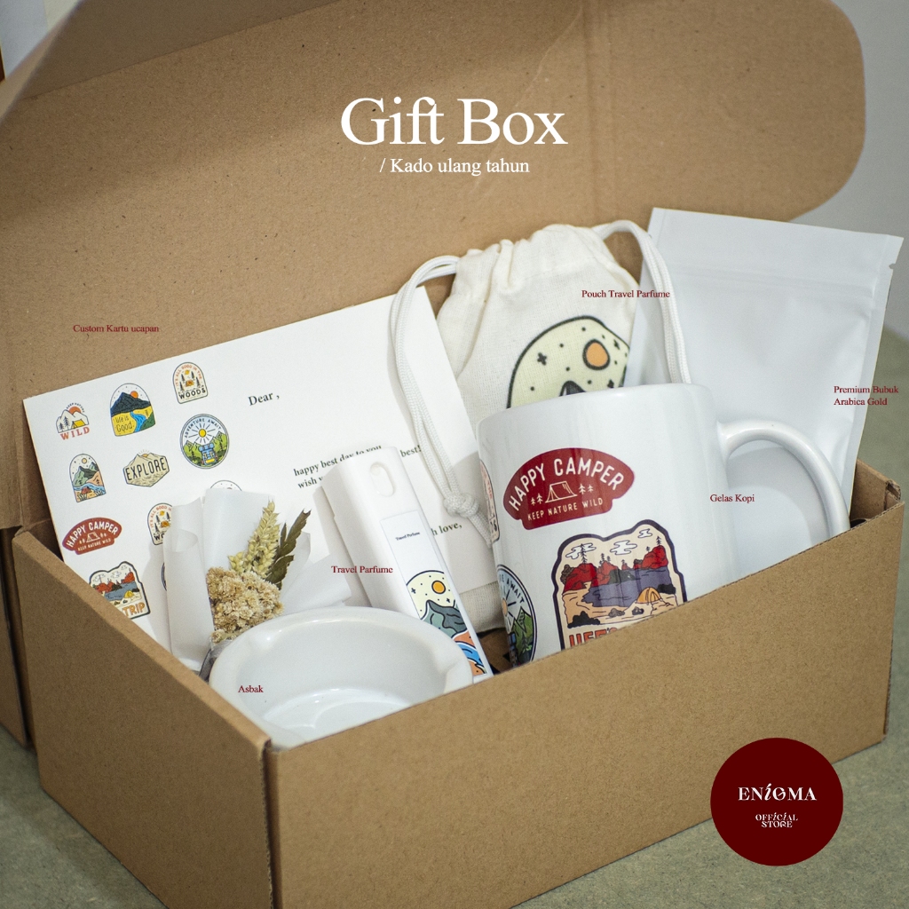 Enigma Gift Kado Custom Aesthetic Boyfriend Birthday | Kado ulang tahun lucu | kado ulang tahun pria
