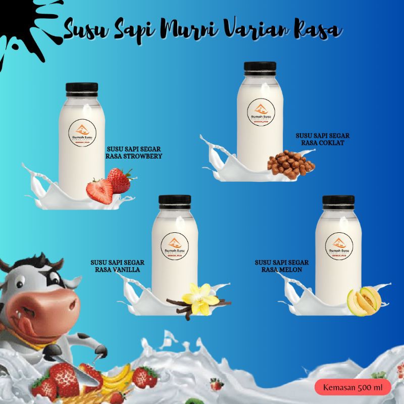 

susu sapi murni varian rasa