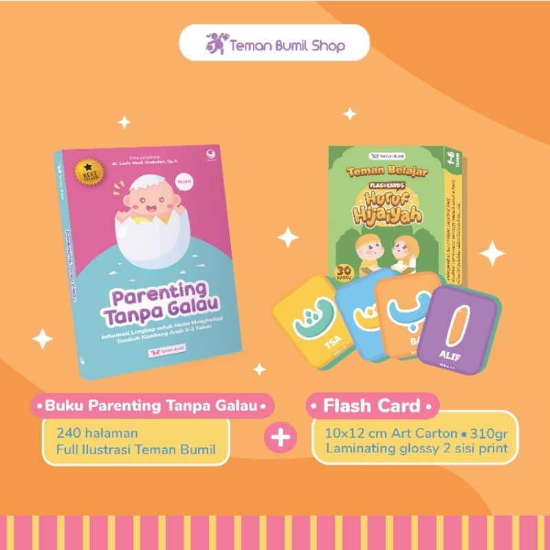 

Buku Parenting Tanpa Galau + Flash Card