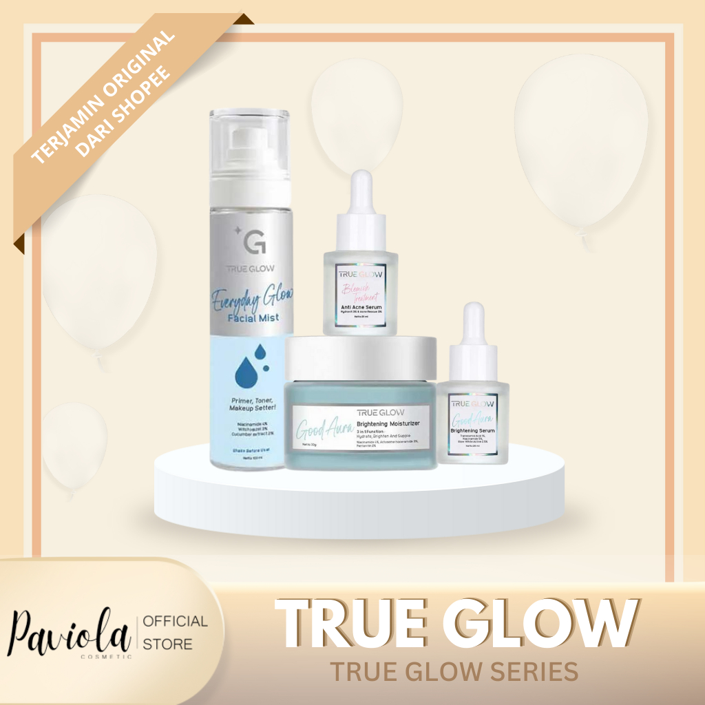 ⚡Paviola⚡TRUE GLOW SERIES - Good Aura Brightening Moisturizer Serum Blemish Treatment Anti Acne Ever