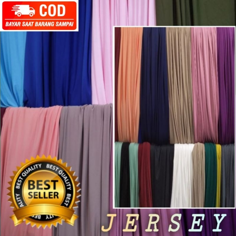 Kain Jersey Kain Meteran Jersey ( Harga per ½ meter ) / Kain Kaos Jersey Korea Premium Spandex Hyget