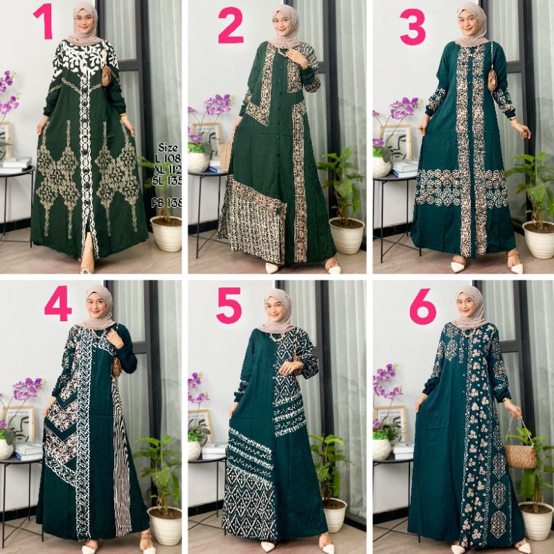 GAMIS TWIL ORI ADEM/MOTIF CANTIK/MURAH BERKUWALITAS