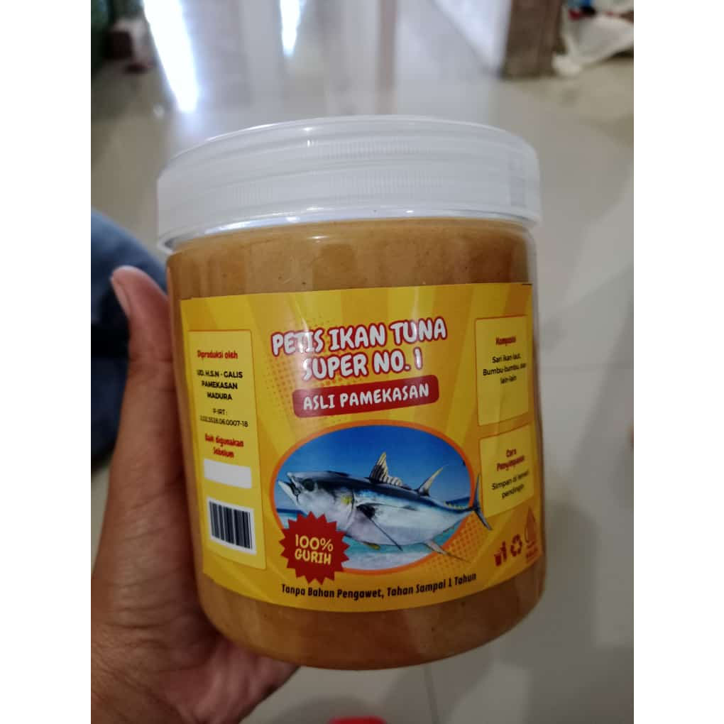 

Kemasan Toples 600gr Petis Ikan Tuna No. 1 Asli Pamekasan