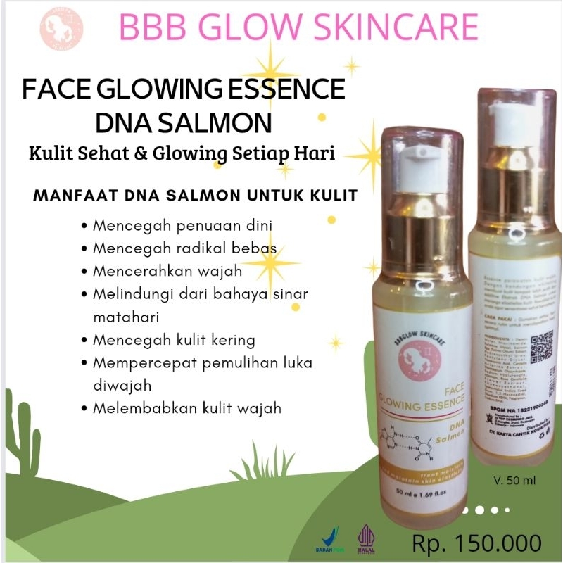 DNA Salmon face glow essence BBB Glow