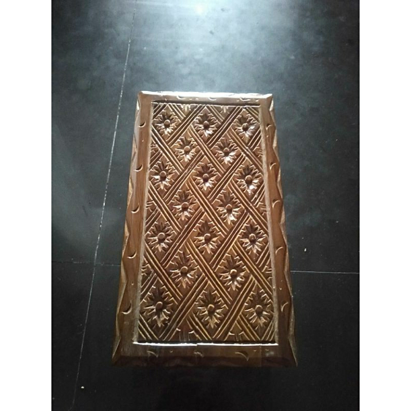 kotak ukir kayu jati