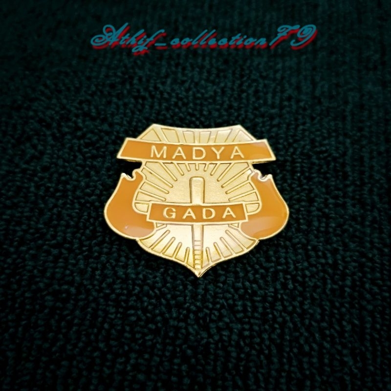 Pin Gada Madya Bahan Plat Pin Gada Madya Magnet Satpam Security