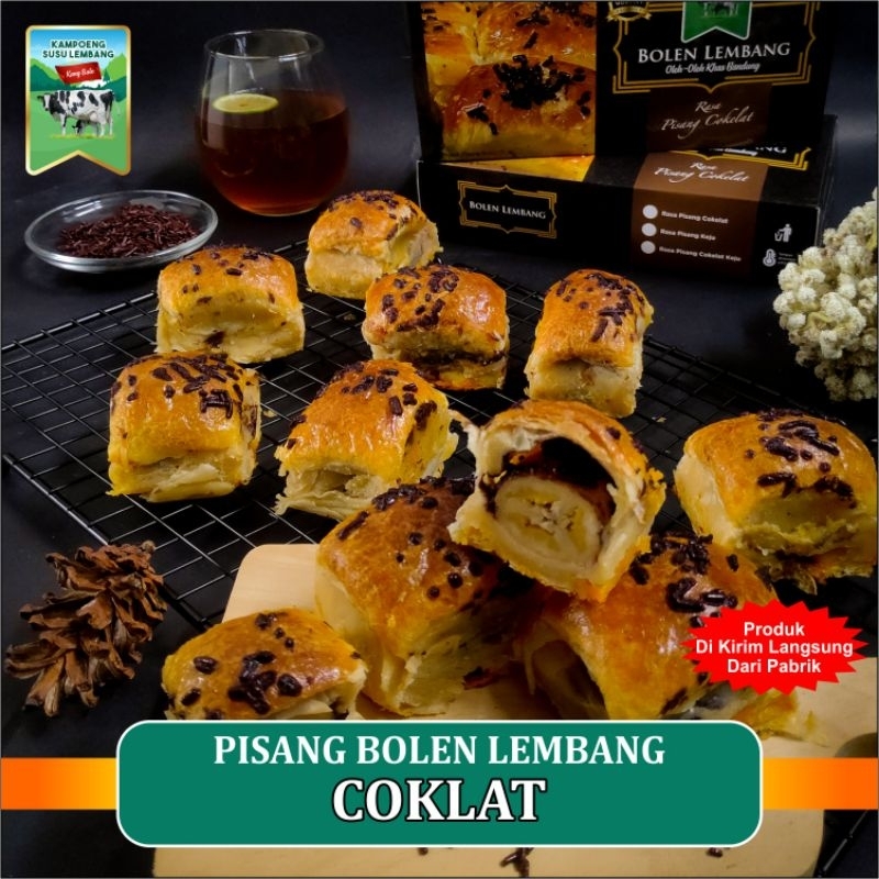 

Pisang Bolen Lembang Rasa Coklat 1 Box Isi 10 pcs