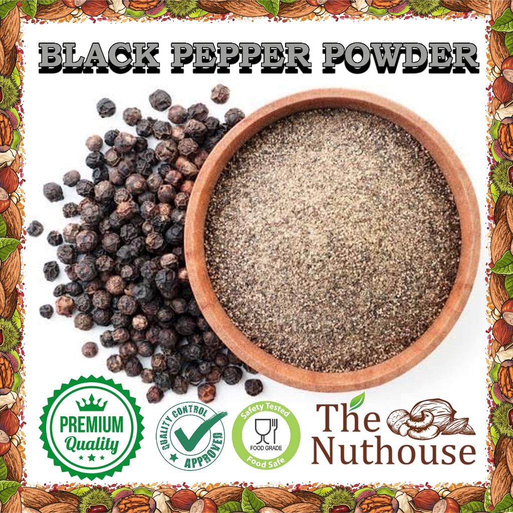 

250gr Black Pepper Powder / Lada Hitam Bubuk / Merica [Premium Murni Tanpa Campuran]