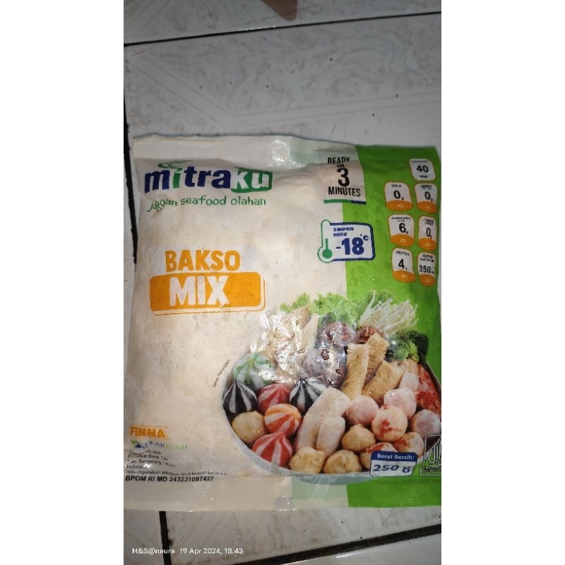 

Bakso mix mitraku 250g