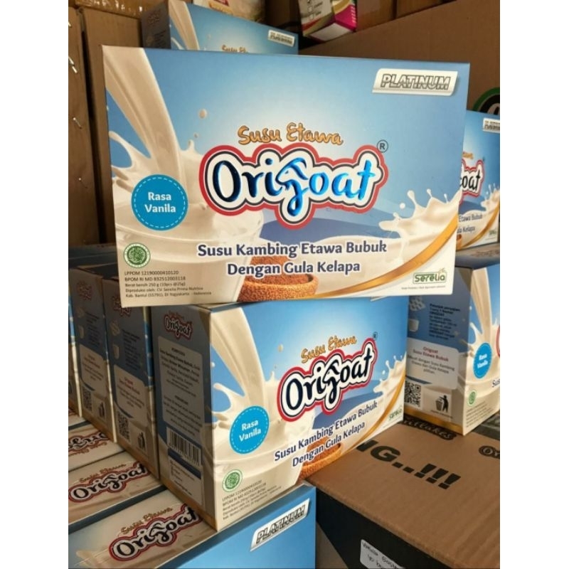 

Origoat Susu Etawa Platinum 10 Sachet @25 gr