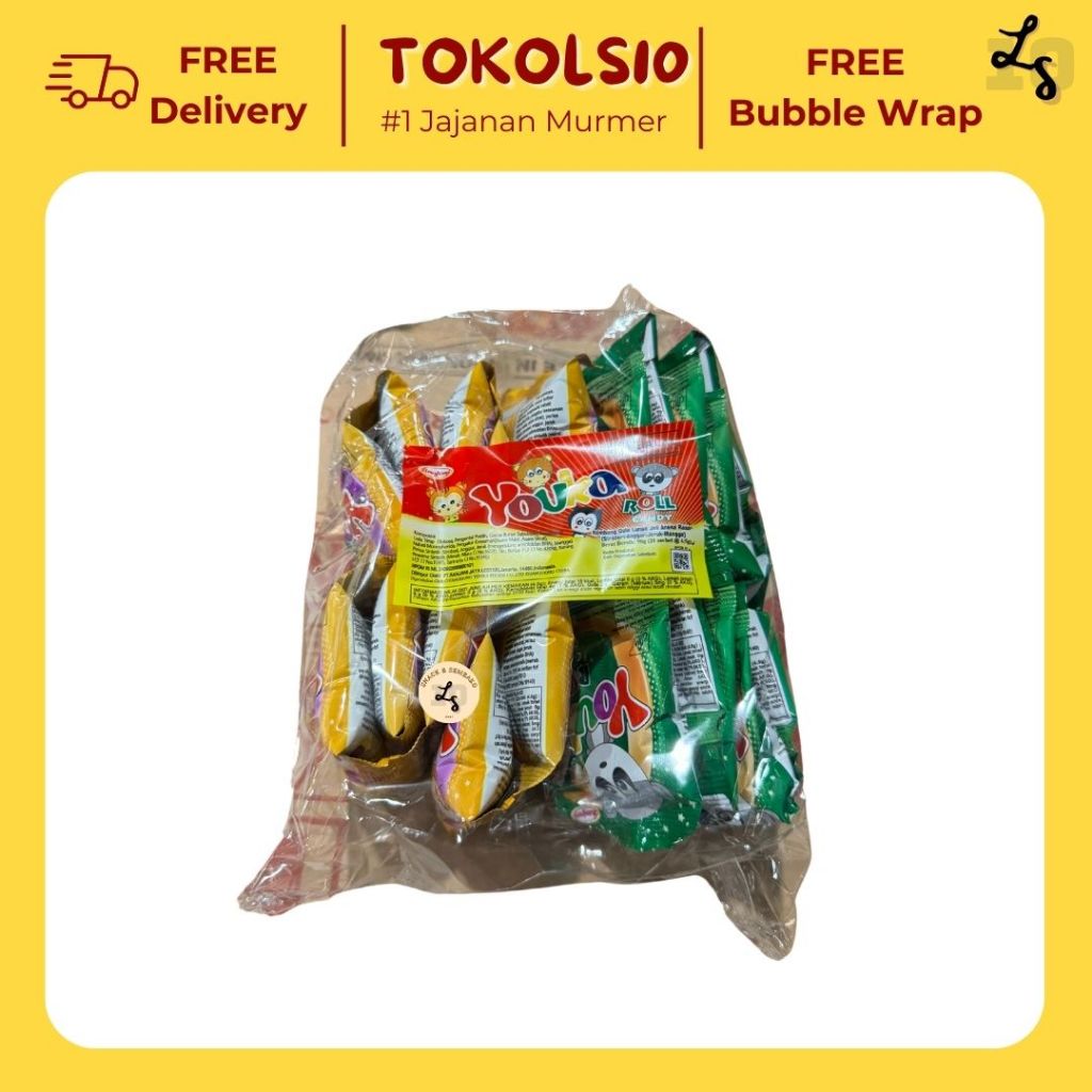 

Youka Roll Candy Aneka Rasa 1 Pack Isi 20 pcs @4.5gr