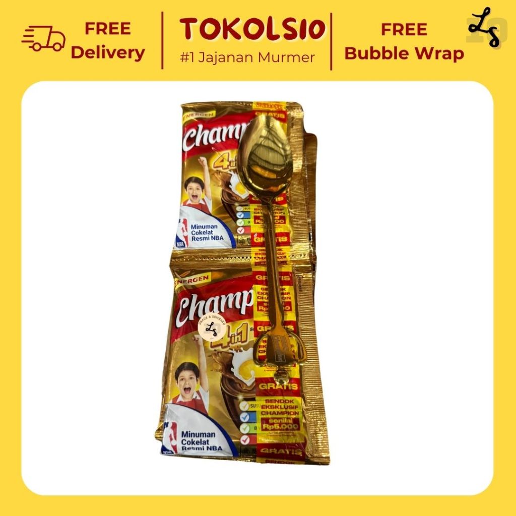 

Energen Champion 4in1 TERBARU 1 Renceng Isi 10 pcs @35gr