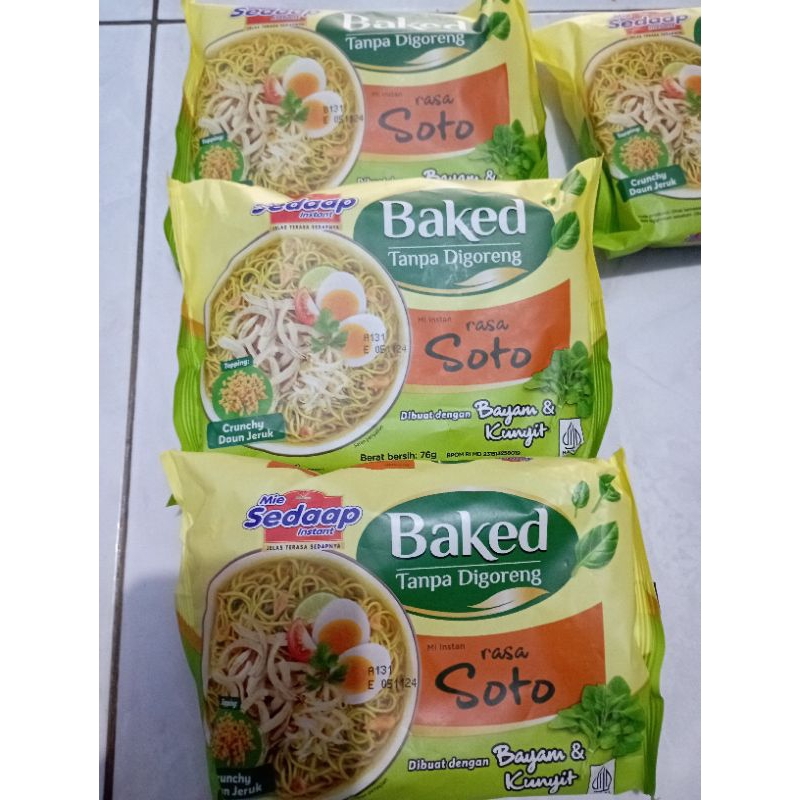 

Mie sedap baked rasa soto 76gram