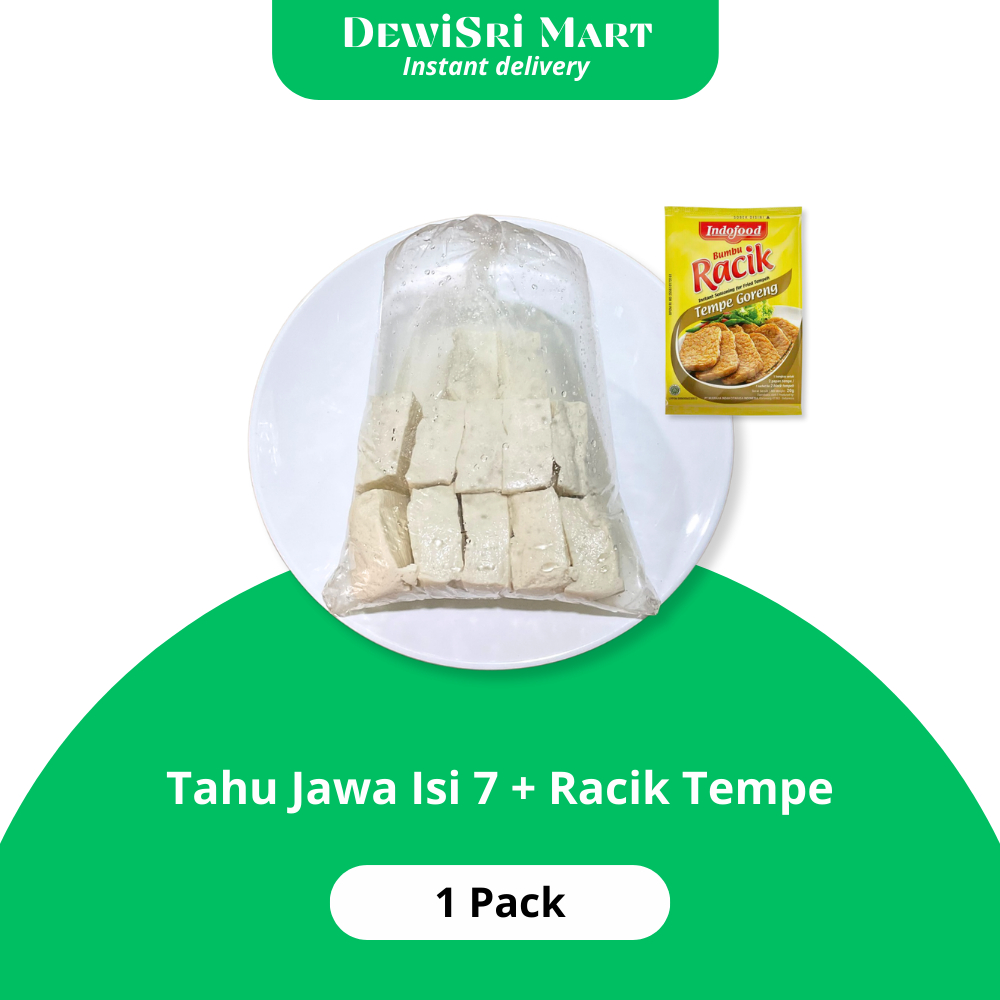 

Tahu Jawa Isi 7 + Racik Tempe Indofood - Dewi Sri Mart