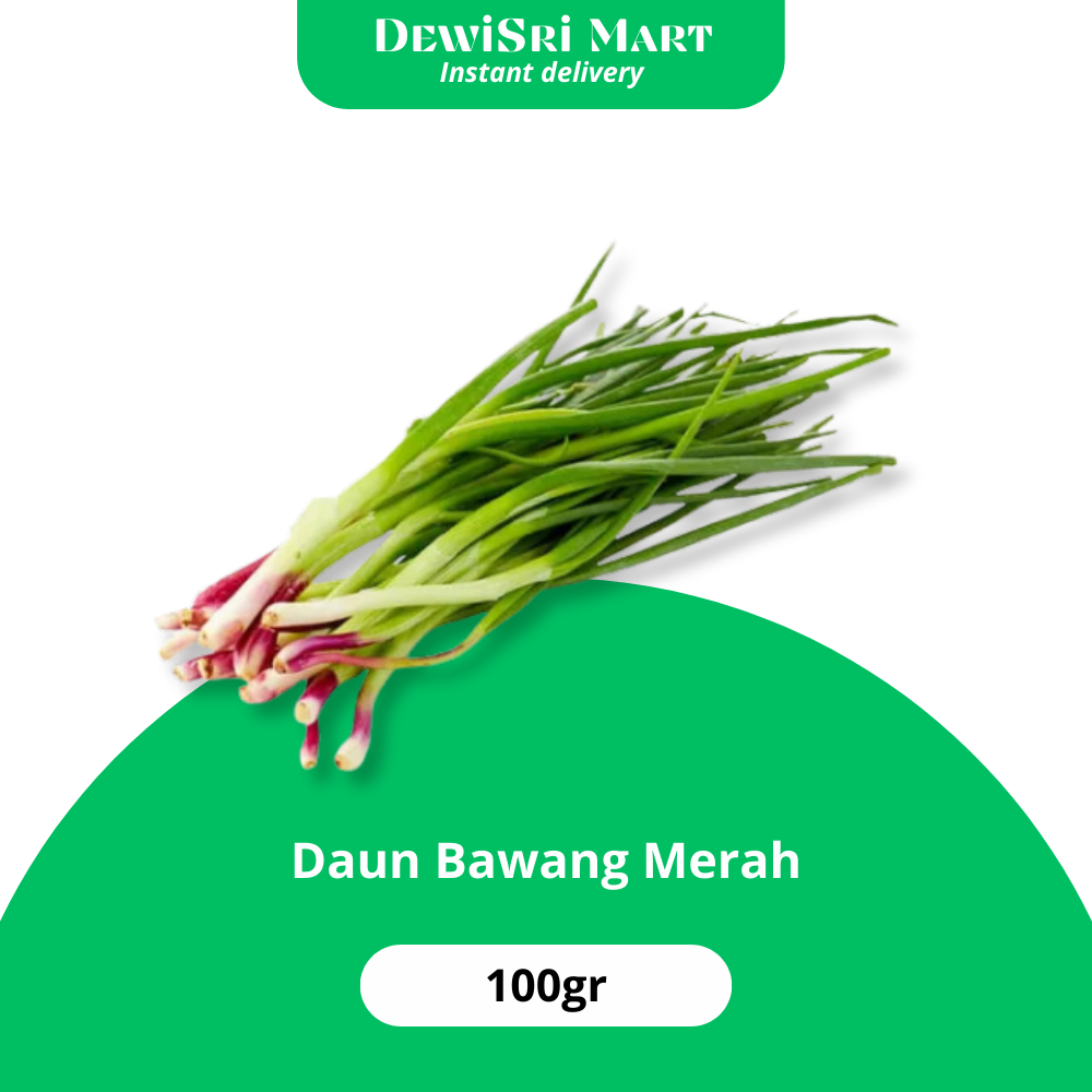 

Daun Bawang Merah 100gr - Dewi Sri Mart