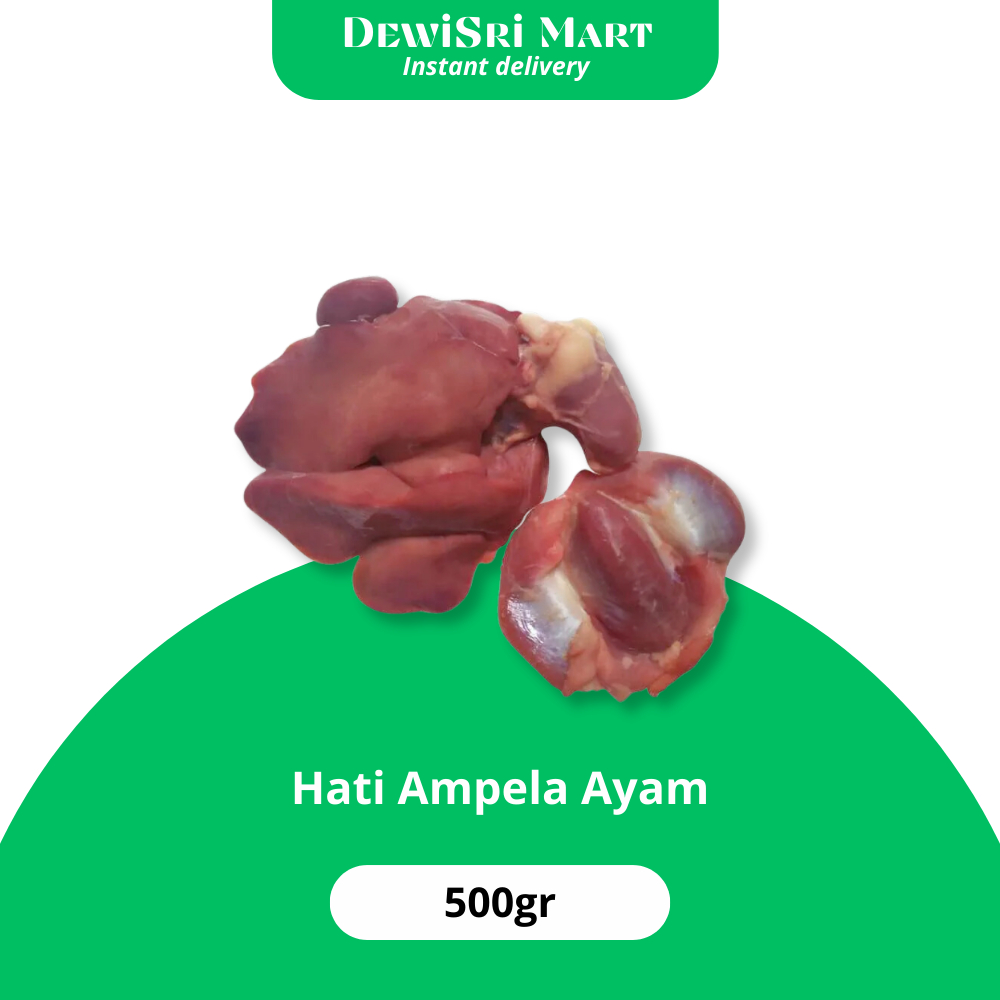 

Hati ampela ayam 500gr - Dewi Sri Mart