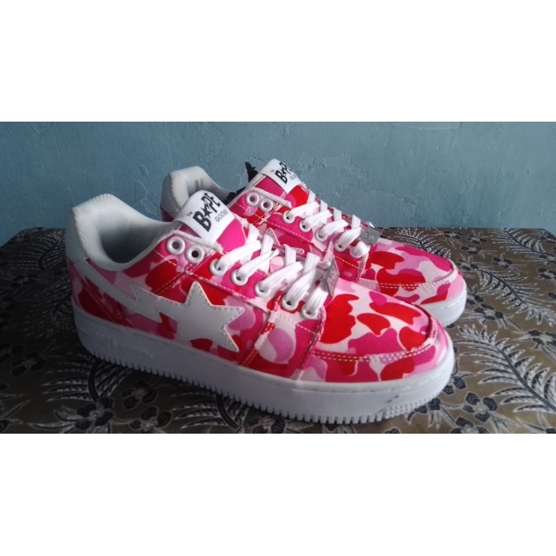 Bape Goose Low Camo Pink Second