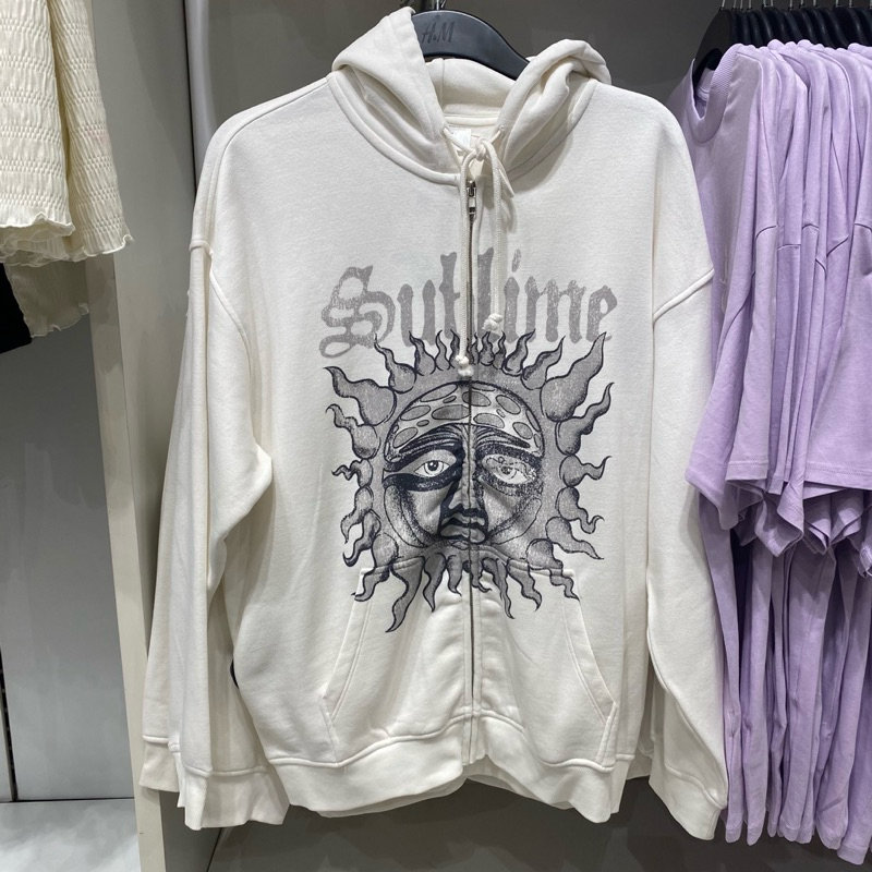 Hoodie Zipper Sublime x H&M Original